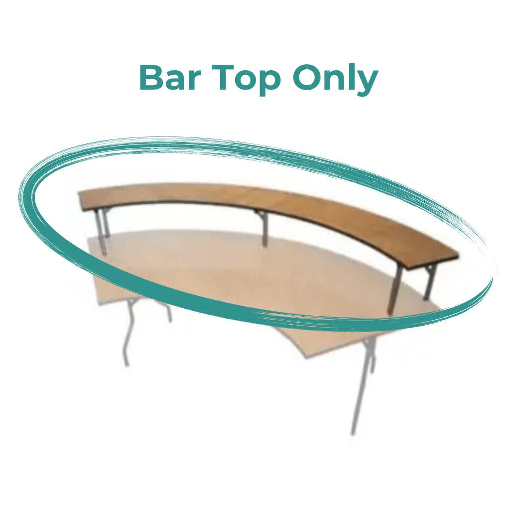 Banquet Serpentine Bar Top