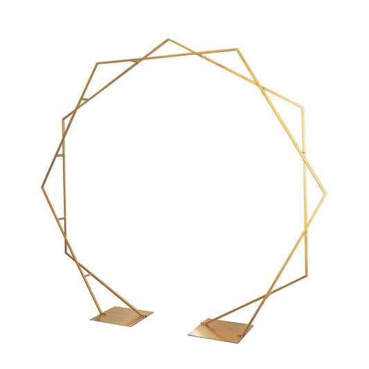 Metal Arch - Hexagon Gold