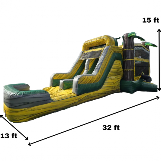 Inflatables  - Slide Combo Jungle Run