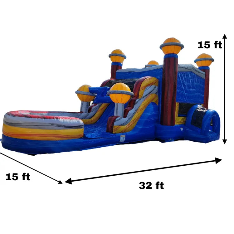 Inflatables - Slide Combo Space Jammer