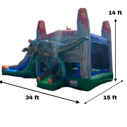Inflatables  - Slide Combo T-Trex