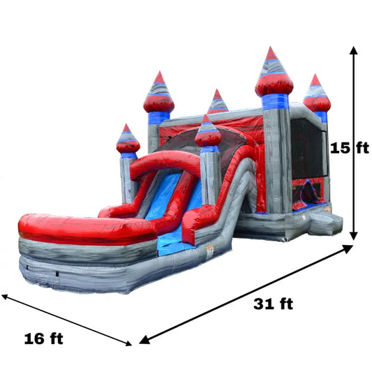 Inflatables  - Slide Combo Titanium Dual Lane