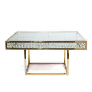 Table Square Dining - Gem Gold