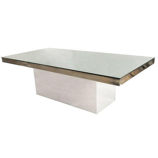 Table Dining - Bloom Silver Mirror