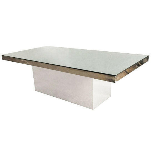 Table Dining - Bloom Silver Mirror
