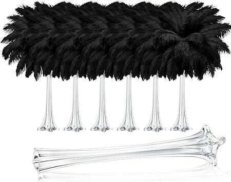 Centerpiece: 6 Pack Ostrich Feather